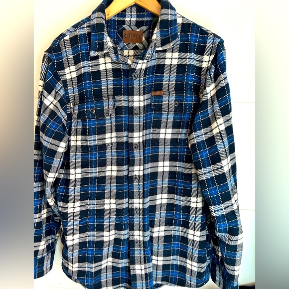 ORVIS mens small button down long sleeve shirt / jacket with pockets - Picture 1 of 6